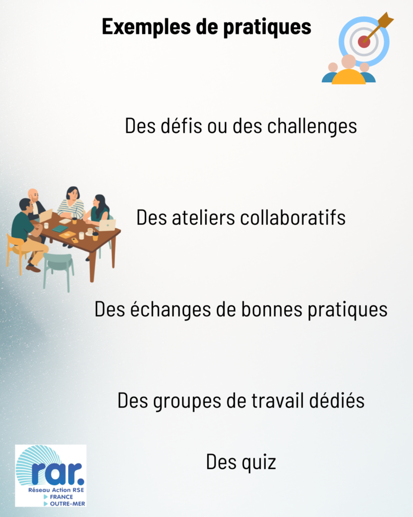 Flyer d exemples de défis et challenges pour la sensibilisation RSE